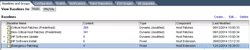 Emergency patching 9